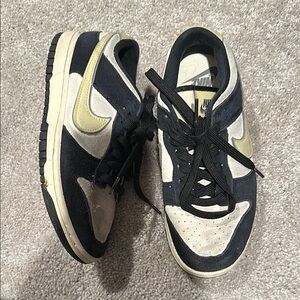 Nike Dunks Black and Cream Sneakers